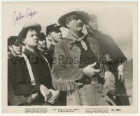 3y0322 JOHN AGAR signed 8x10 still 1949 close up with John Wayne in She Wore A Yellow Ribbon!