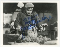 3y0854 JONATHAN HAZE signed 8x10.25 REPRO still 1980s great close up from Little Shop of Horrors!
