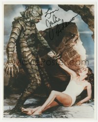 3y0737 JULIE ADAMS signed color 8x10 REPRO still 1990s grabbed by The Creature from the Black Lagoon!