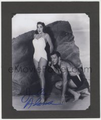 3y0156 JULIE ADAMS signed 8x10 REPRO still in 10x12 display 1980s Creature from the Black Lagoon!