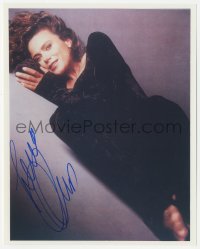 3y0743 LENA OLIN signed color 8x10 REPRO still 2000s great portrait of the pretty Swedish actress!