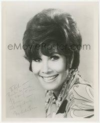3y0362 MICHELE LEE signed 8.25x10.25 still 1970s head & shoulders smiling portrait of the actress!