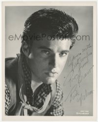 3y0894 RICKY NELSON signed 8x10 REPRO still 1980s head & shoulders in western costume for Rio Bravo!