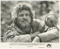 3y0379 ROBERT FOXWORTH signed 8x9.75 still 1979 super close up with beard in The Prophecy!