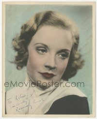 3y0214 ROSEMARY AMES signed color deluxe 8x10 still 1936 close portrait of the pretty actress!