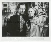 3y0398 URSULA ANDRESS signed 8x9.75 still 1979 close up with Rex Harrison in The Fifth Musketeer!