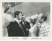 3y0403 WILLIAM DANIELS signed 8x10 still 1968 he was Dustin Hoffman's father in The Graduate!