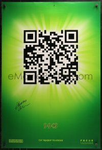 3y0006 9 signed teaser DS 1sh 2009 by director Shane Acker, CGI cartoon, cool image of QR Code!