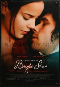 3y0022 BRIGHT STAR signed DS 1sh 2009 by director Jane Campion, Jan Chapman, AND Ben Whishaw!