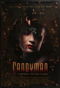 3y0025 CANDYMAN: FAREWELL TO THE FLESH signed DS 1sh 1995 by Tony Todd, Farewell to the Flesh