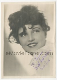 3y0461 SUE CAROL signed deluxe 5x7 fan photo 1930s head & shoulders portrait of the pretty actress!