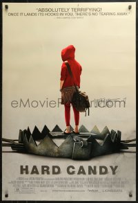 3y0053 HARD CANDY signed DS 1sh 2005 by David Slade, wild image of girl in giant bear trap!
