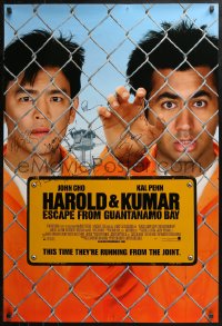 3y0004 HAROLD & KUMAR TWO signed one-sheets 2000s by Cho, Penn, NPH, Corddry, Hurwitz & Schlossberg!