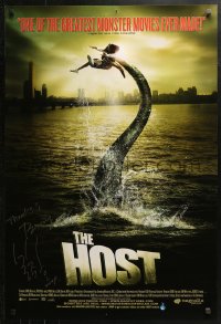 3y0056 HOST signed DS 1sh 2006 by director Joon-ho Bong, cool image of monster tentacle & victim!