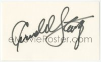 3y0541 ARNOLD STANG signed 3x5 index card 1950s it could be framed & displayed with a repro!