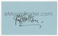 3y0618 JOSEPH COTTEN signed 3x5 index card 1980s it can be framed & displayed with a repro!