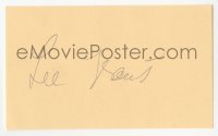 3y0633 LEE GRANT signed 3x5 index card 1980s it can be framed & displayed with a repro!