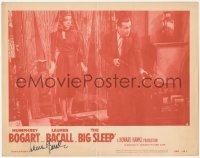 3y0193 BIG SLEEP signed LC #6 R1956 by Lauren Bacall, who's with Humphrey Bogart!