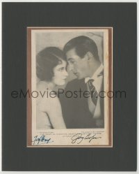3y0503 LEGION OF THE CONDEMNED signed book page in 8x10 display 1928 by BOTH Fay Wray AND Gary Cooper!