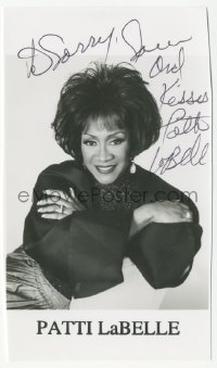 3y0473 PATTI LABELLE signed 4x6 photo 1990s smiling portrait of the Lady Marmalade singer!