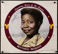 3y0142 BUTTERFLY MCQUEEN signed 13x14 special poster 1980s Legendry Star of the Cinema!