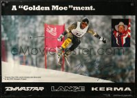 3y0131 TOMMY MOE signed 24x34 advertising poster 1994 the American World Cup alpine ski racer!