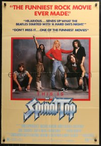 3y0111 THIS IS SPINAL TAP signed 1sh 1984 by director Rob Reiner, rock 'n' roll cult classic!