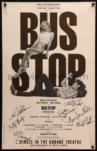 3y0147 BUS STOP signed stage play WC 1996 by Mary-Louise Parker, Ron Perlman & FIVE others!