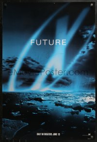 3y0003 X-FILES signed 3 teaser 1sheets 1998 by David Duchovny, Gillian Anderson, Carter AND Spotnitz!