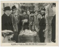 3z0039 ANGELS WASH THEIR FACES 8x10.25 still 1939 The Dead End Kids, Ronald Reagan & cops!
