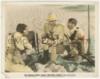 3z0009 ANOTHER DAWN color 8x10 still 1937 soldier Errol Flynn in Sahara Desert with Hunter & Mundin!