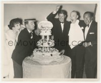 3z0078 BUSTER KEATON/PAUL WHITEMAN/RUDY VALLEE 8.25x10 still 1958 at Paul's 68th birthday party!