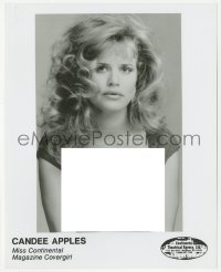 3z0080 CANDEE APPLES 8x10 burlesque still 1970s topless Miss Continental Magazine Covergirl!
