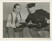 3z0107 CROSSROADS candid 8x10.25 still 1942 William Powell with director Jack Conway in costume!