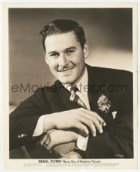3z0139 ERROL FLYNN 8.25x10 still 1940s Warner Bros. head & shoulders portrait in suit & tie!