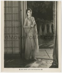 3z0193 HER PRIVATE LIFE 8x9.5 still 1929 full-length portrait of Billie Dove standing by door!