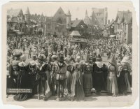 3z0200 HUNCHBACK OF NOTRE DAME 8x10.25 still 1923 huge crowd gathered in the town square, classic!