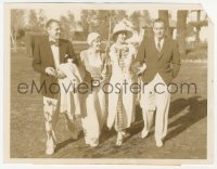 3z0230 JOHN BARRYMORE/DOLORES COSTELLO/LIONEL BARRYMORE 6.5x8.5 news photo 1933 at desert resort!