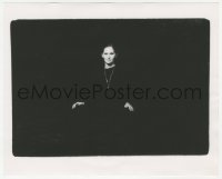 3z0263 LINDA LOVELACE 8x10 proof test print 1973 seated portrait in black by Milton H. Greene, rare!