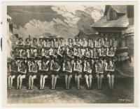 3z0349 PARAMOUNT ON PARADE 8x10 still 1930 Maurice Chevalier w/girls in Apache caps by Schoenbaum!