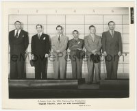 3z0388 ROGER TOUHY GANGSTER 8.25x10 still 1944 Foster, McLaglen, Morgan & others in police lineup!
