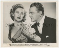 3z0485 WHITE HEAT 8.25x10 still 1949 great close up of James Cagney twisting Virginia Mayo's arm!
