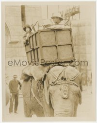 3z0486 WILD ORCHIDS 8x10.25 still 1929 Greta Garbo & Prince Nils Asther riding on elephant!