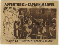 3z0515 ADVENTURES OF CAPTAIN MARVEL chapter 12 LC 1941 Tom Tyler captured by The Scorpion!