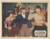 3z0534 APACHE LC 1928 Don Alvarado protects Margaret Livingston from Frenchman with dagger!