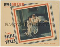 3z0557 BATTLE OF THE SEXES LC 1928 Phyllis Haver, Belle Bennett, directed by D.W. Griffith!