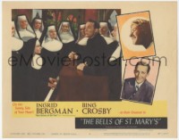 3z0565 BELLS OF ST. MARY'S LC #4 R1957 Ingrid Bergman & nuns sing with Bing Crosby by piano!