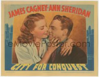 3z0654 CITY FOR CONQUEST LC 1940 wonderful romantic portrait of Ann Sheridan and James Cagney, rare!
