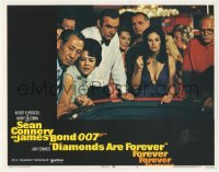 3z0712 DIAMONDS ARE FOREVER LC #5 1971 Sean Connery as James Bond & sexy Lana Wood at craps table!