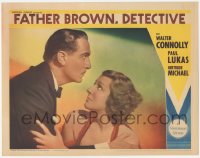 3z0753 FATHER BROWN, DETECTIVE LC 1935 best c/u of Paul Lukas & Gertrude Michael holding each other!